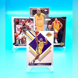 🔥Shaquille O’Neal Lot! Hoops Tribute + Topps Flagship & Topps Chrome Inserts!